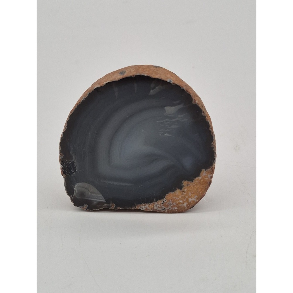 Half A Quartz Geode Beautiful Rustic Decorative Piece Rock Pre-owned 2 in X 2 In